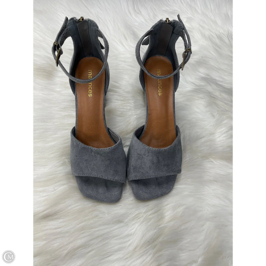 Sandals Heels Block By Maurices In Grey, Size: 6