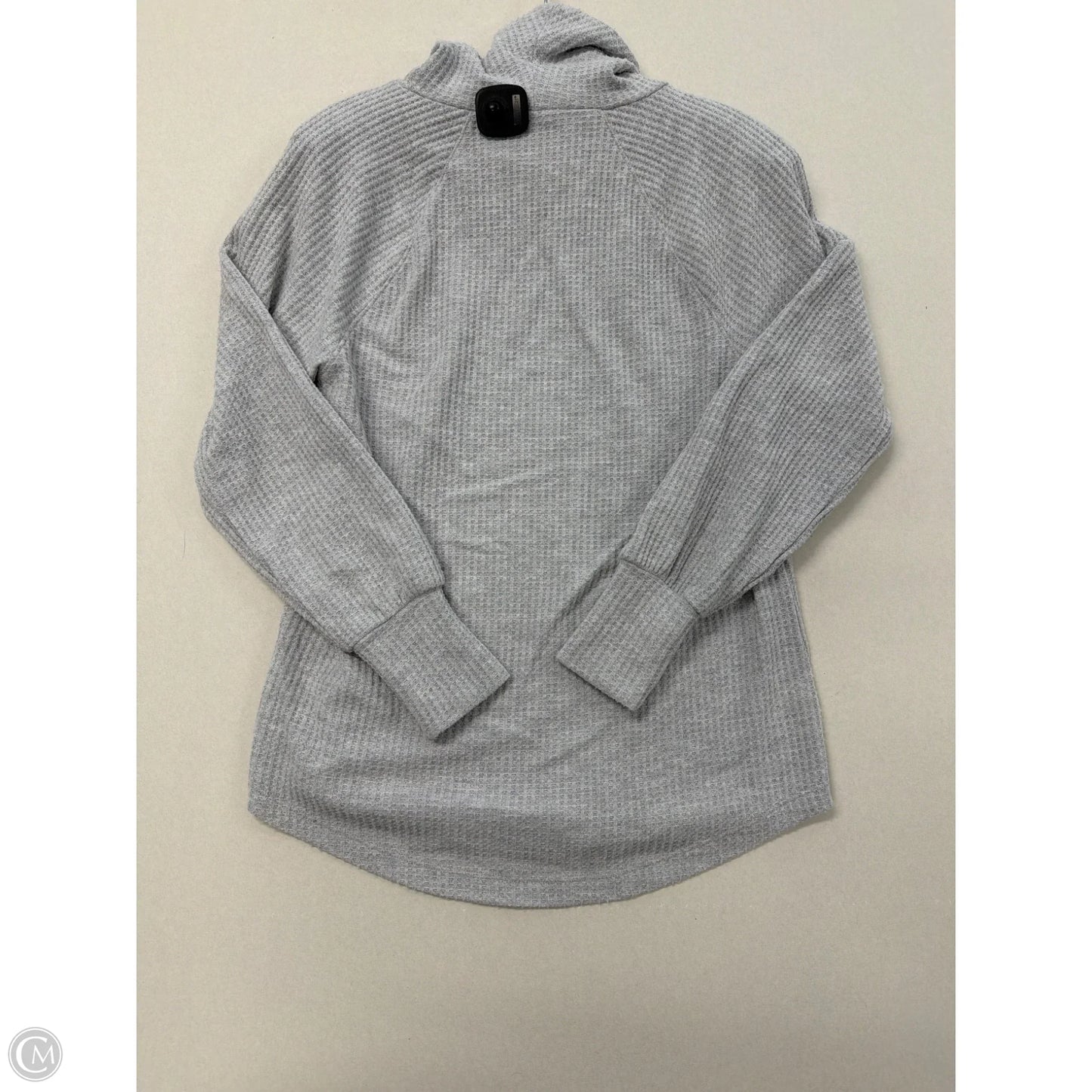 Top Long Sleeve By Loft In Grey, Size: S