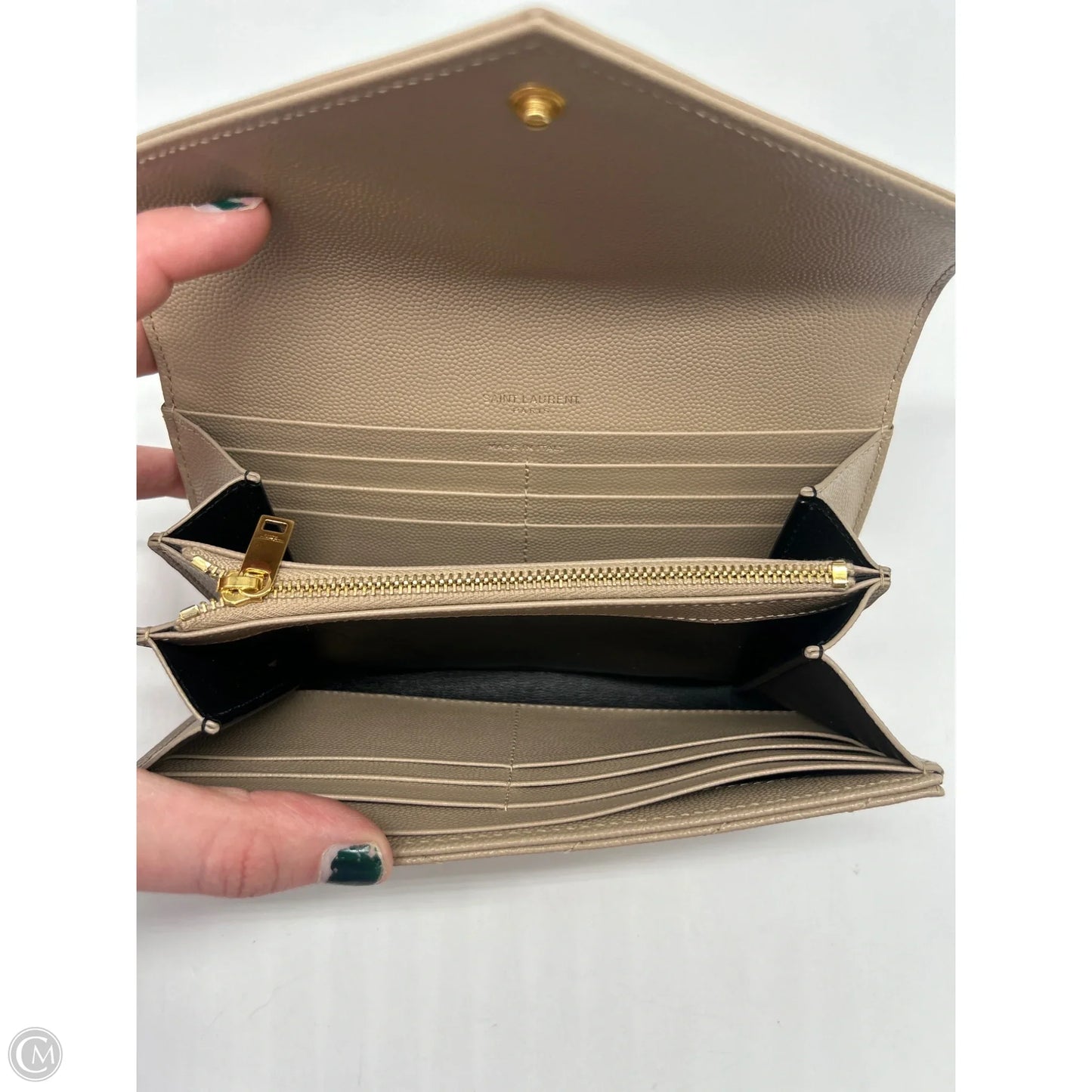 Wallet Luxury Designer By Yves Saint Laurent, Size: Medium