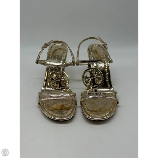 Shoes Designer By Tory Burch In Gold, Size: 6