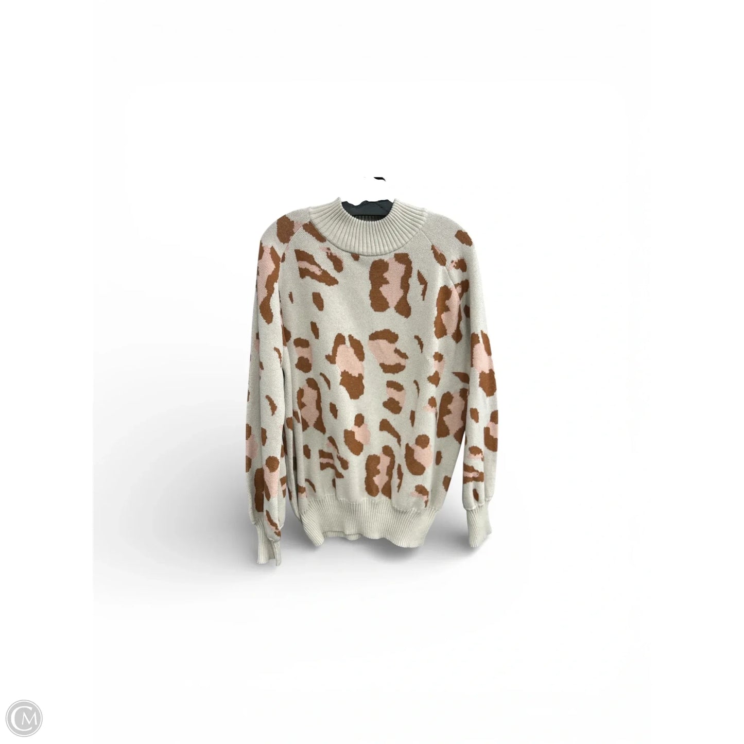 Sweater By Clothes Mentor In Tan, Size: Xl