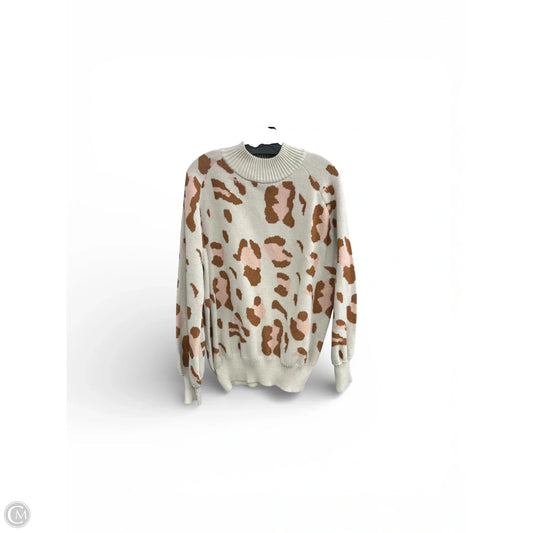 Sweater By Clothes Mentor In Tan, Size: Xl