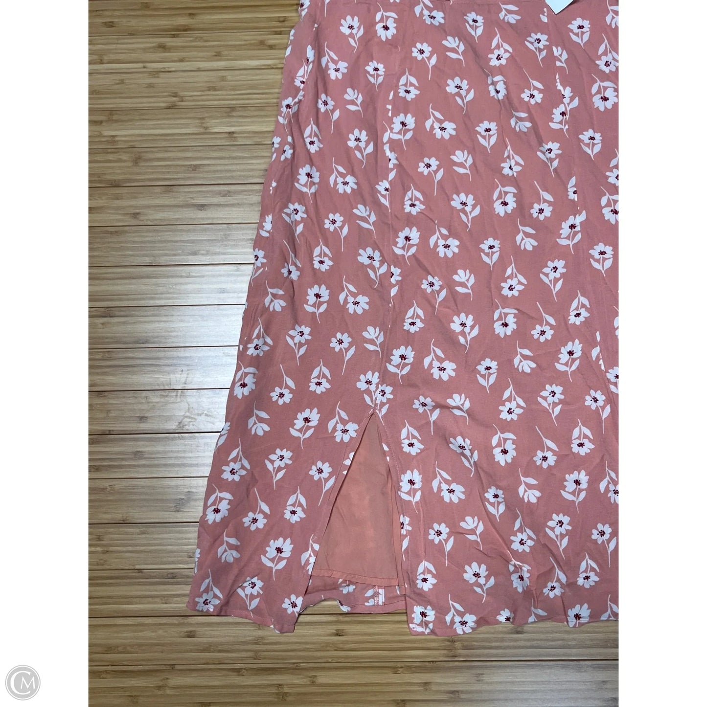 Skirt Midi By Dip In Pink, Size: L