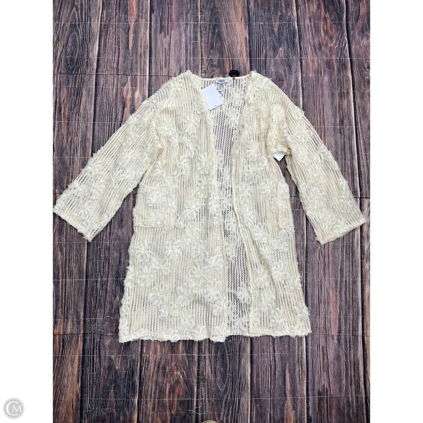Cardigan By Polagram In Tan, Size: M
