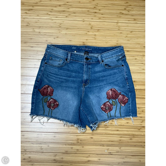 Shorts By Lane Bryant In Blue Denim, Size: 14