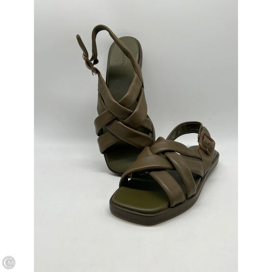 Sandals Flats By Vince In Green, Size: 9.5