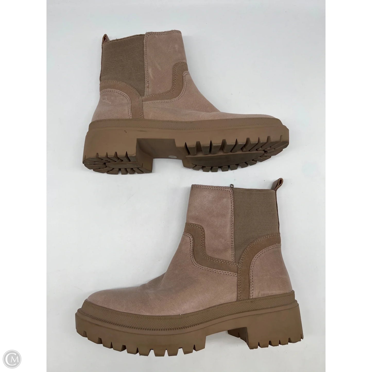 Boots Ankle Flats By Lucky Brand In Tan, Size: 9