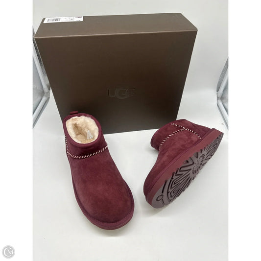 Boots Designer By Ugg In Purple, Size: 8