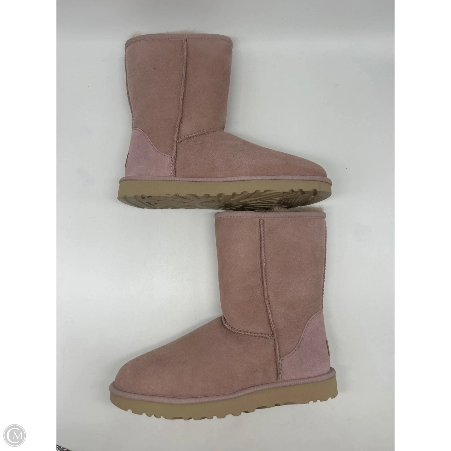 Boots Designer By Ugg In Pink, Size: 8