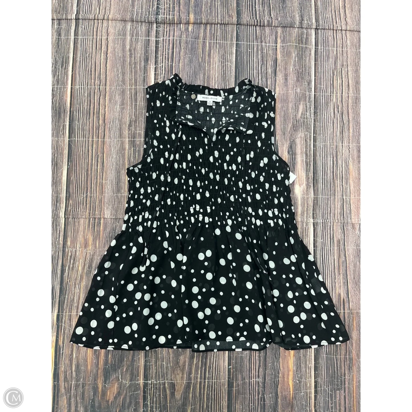 Tank Top By Rose And Olive In Black, Size: Xs