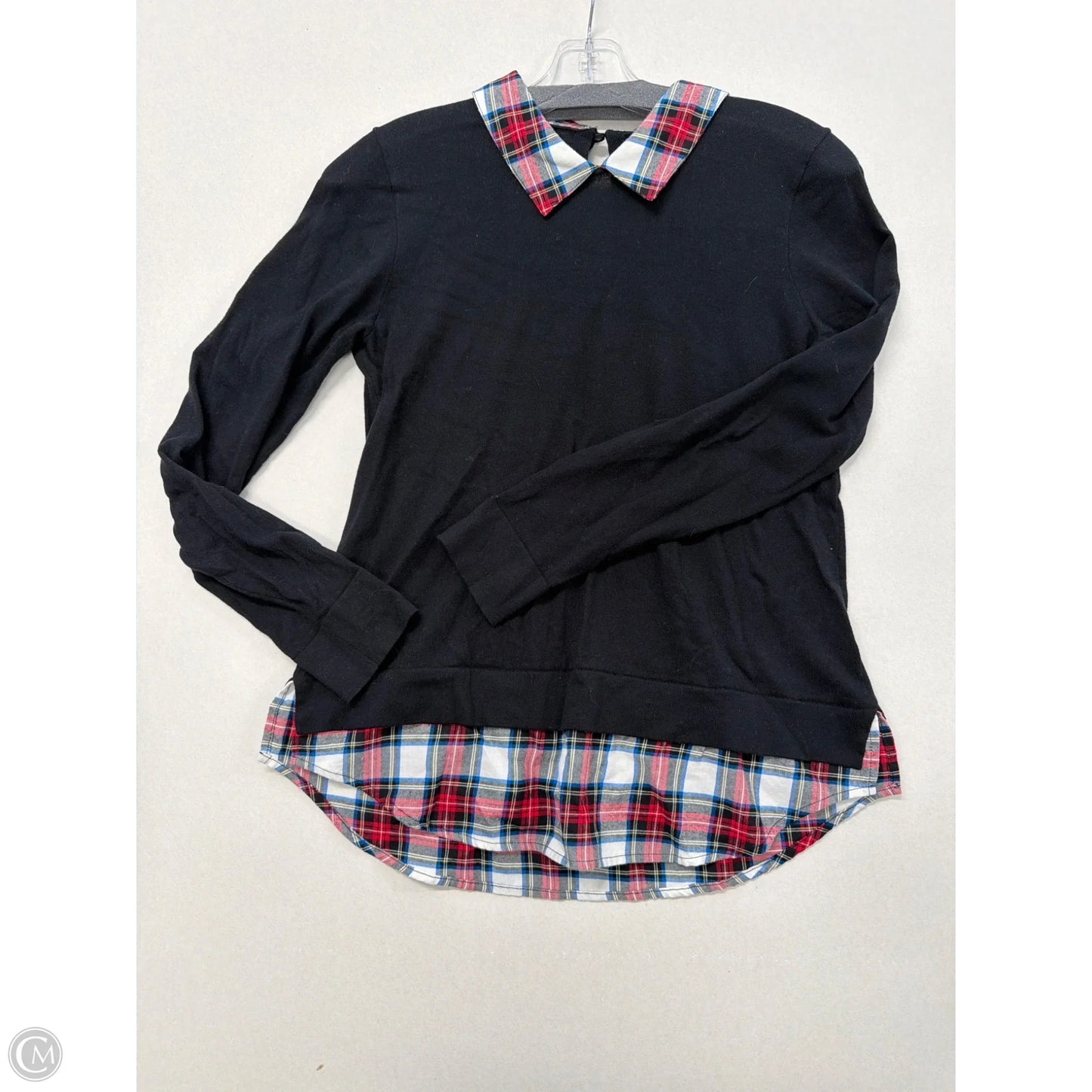 Top Long Sleeve By J. Crew In Black, Size: S