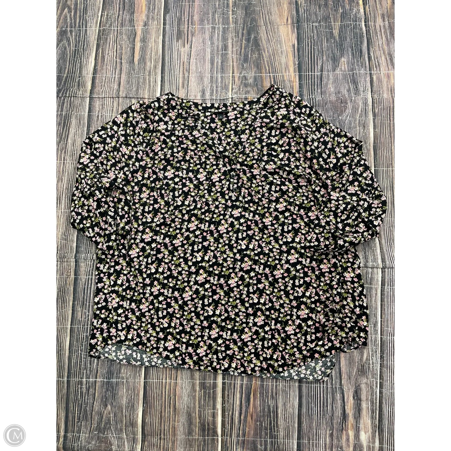 Top Long Sleeve By Torrid In Black, Size: 4x