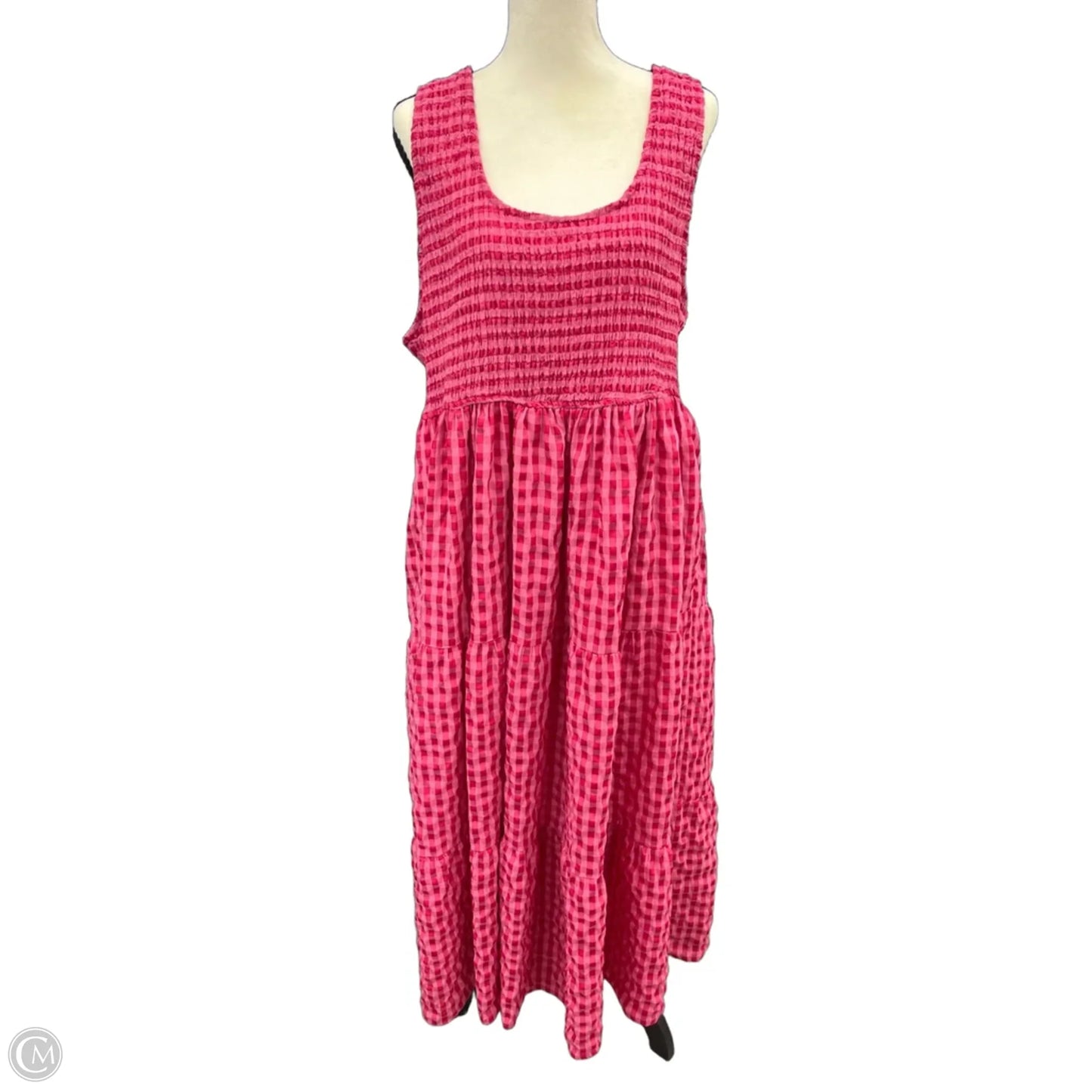 Dress Casual Maxi By Clothes Mentor In Pink, Size: 3x