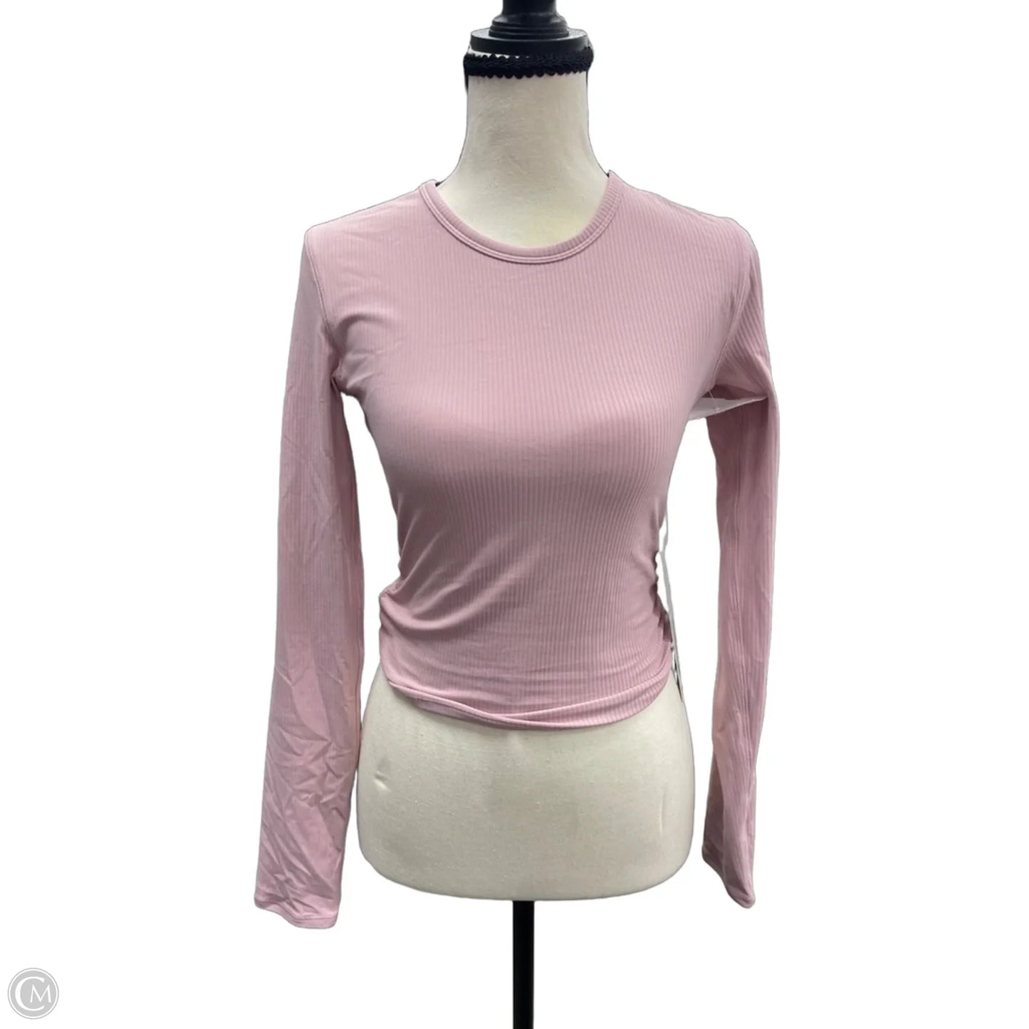Athletic Top Long Sleeve Crewneck By Lululemon In Pink, Size: 6