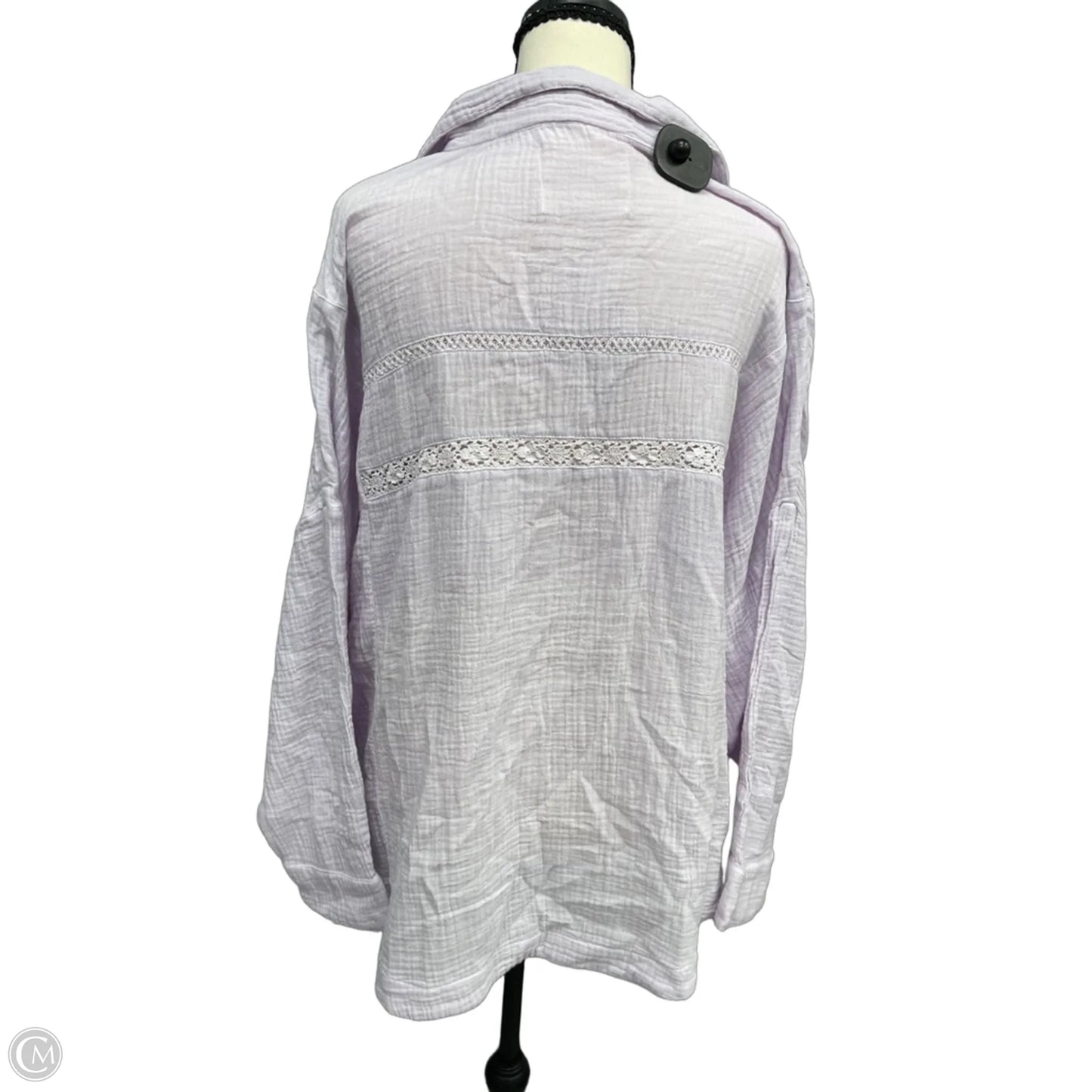 Top Long Sleeve By Lucky Brand In Purple, Size: Xl