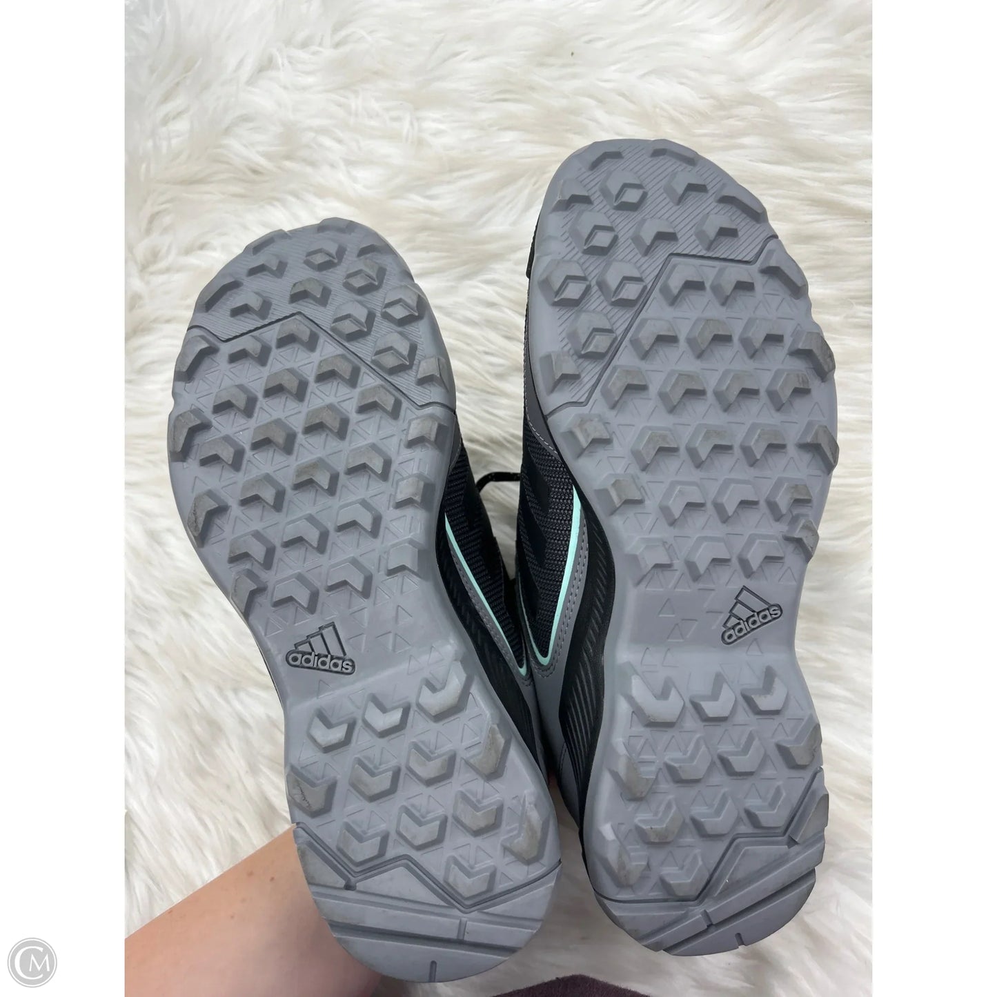 Shoes Hiking By Adidas In Grey, Size: 9