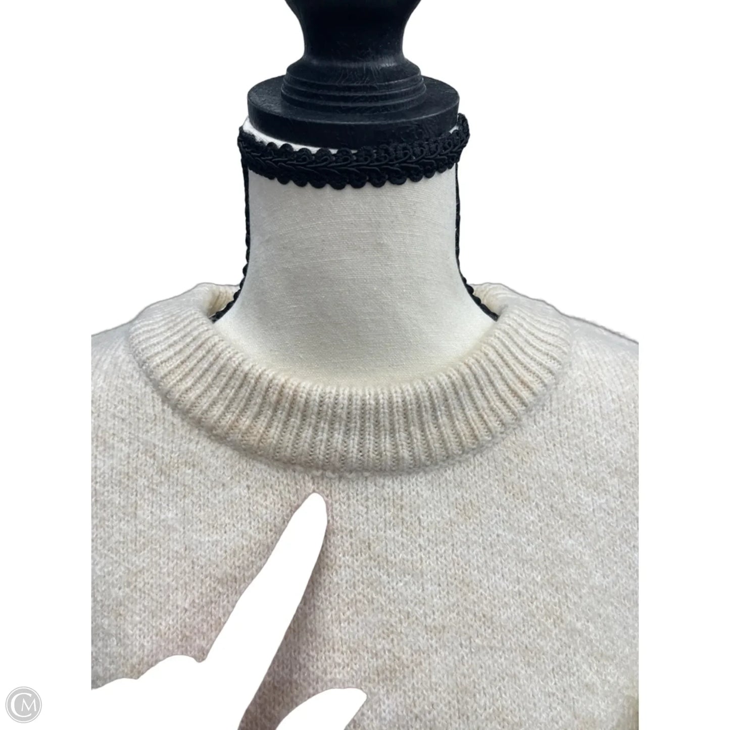 Sweater By Anthropologie In Tan, Size: L