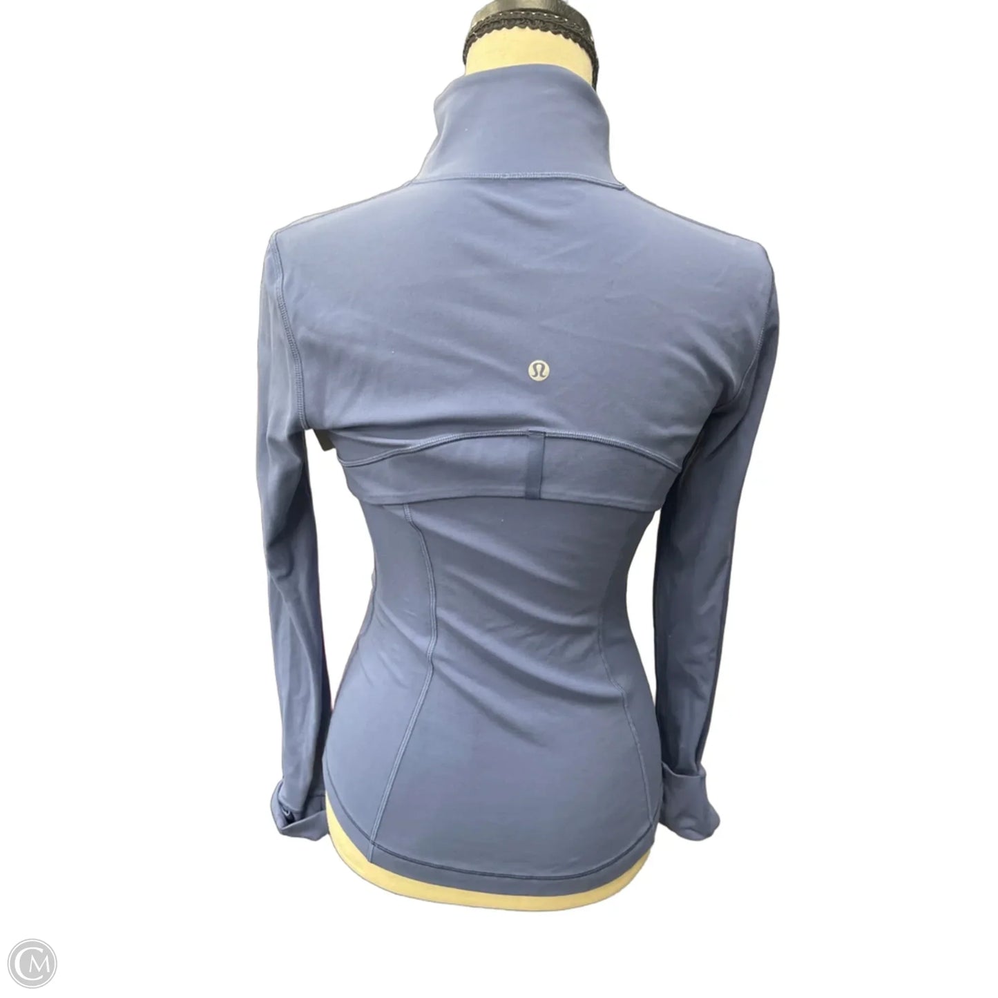 Athletic Jacket By Lululemon In Blue, Size: 4