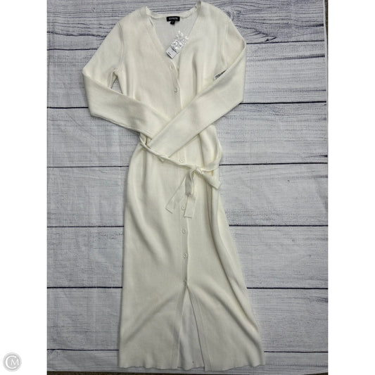 Dress Casual Maxi By Express In White, Size: S