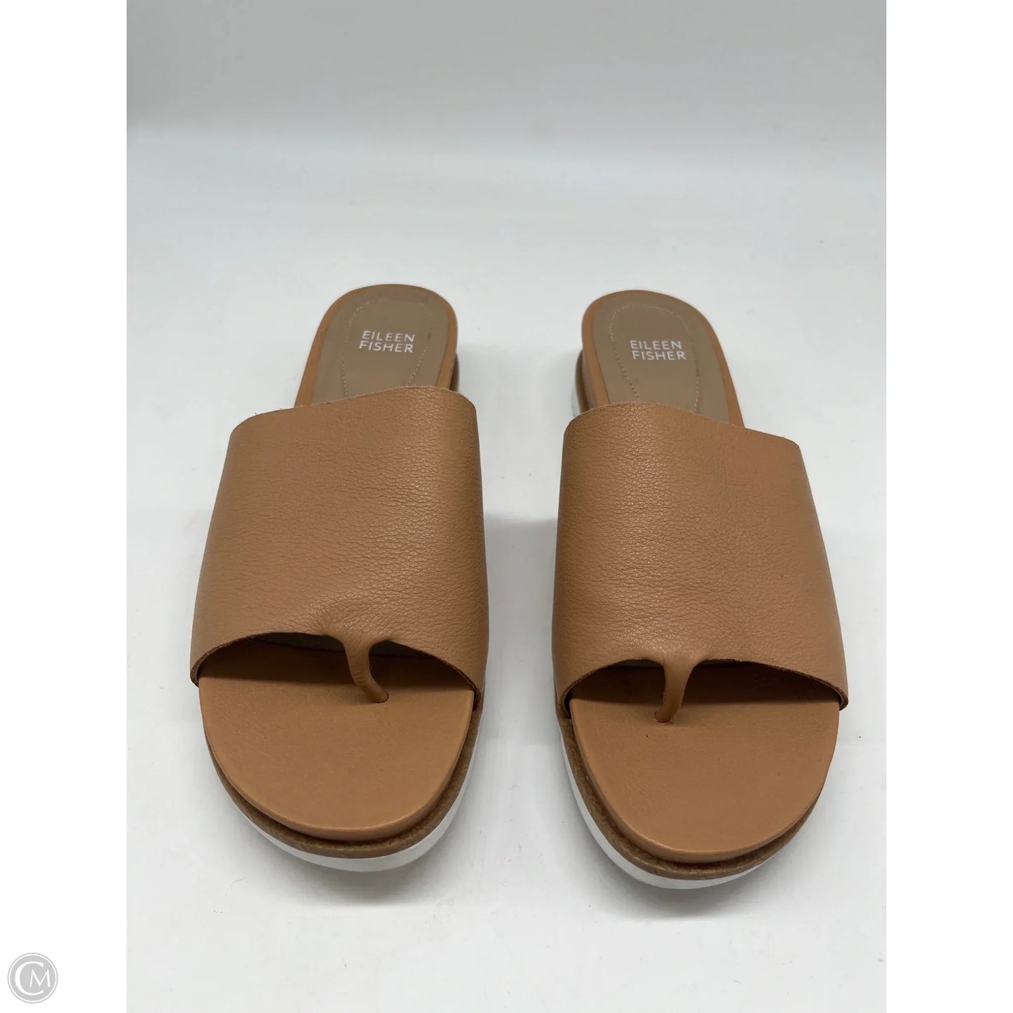 Sandals Flats By Eileen Fisher In Tan, Size: 9