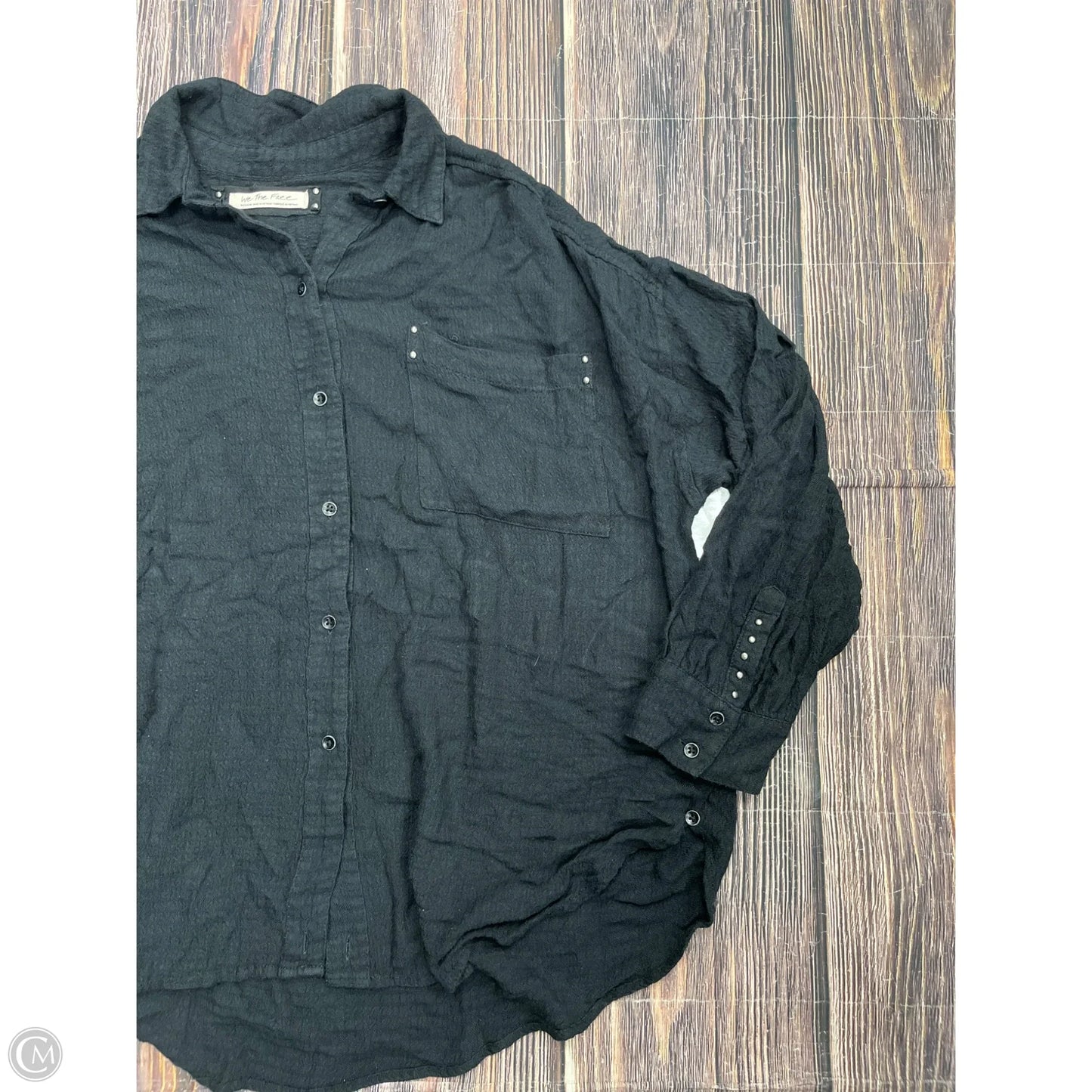 Top Long Sleeve By We The Free In Black, Size: M