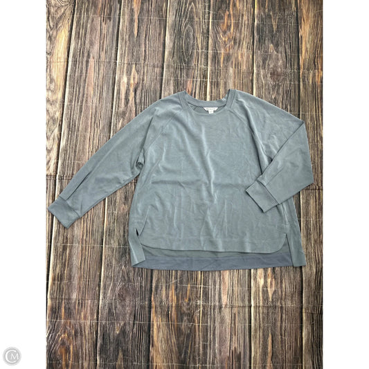 Athletic Sweatshirt Crewneck By Athleta In Blue, Size: 2x