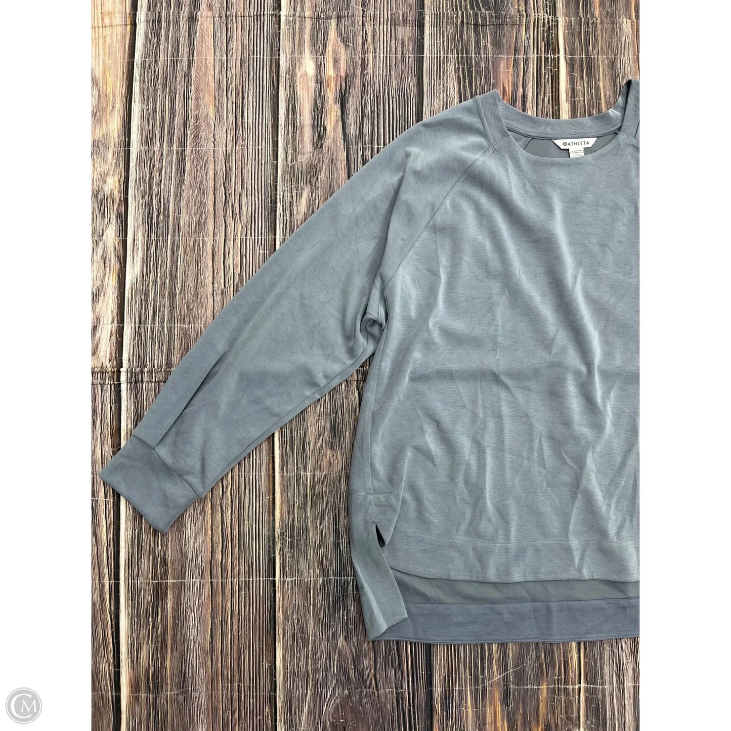 Athletic Sweatshirt Crewneck By Athleta In Blue, Size: 2x