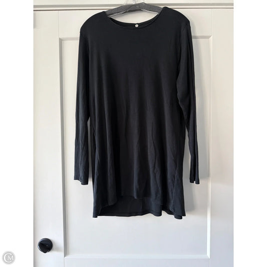 Top Long Sleeve By J. Jill In Black, Size: L