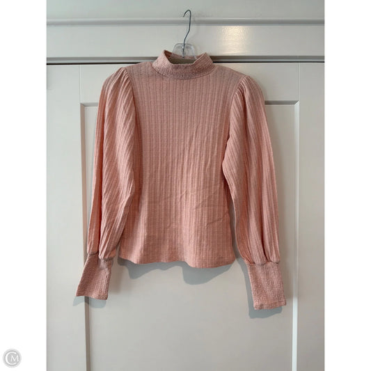 Top Long Sleeve By Jessica Simpson In Pink, Size: S