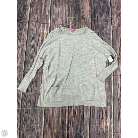 Sweater Designer By Lilly Pulitzer In Grey, Size: M