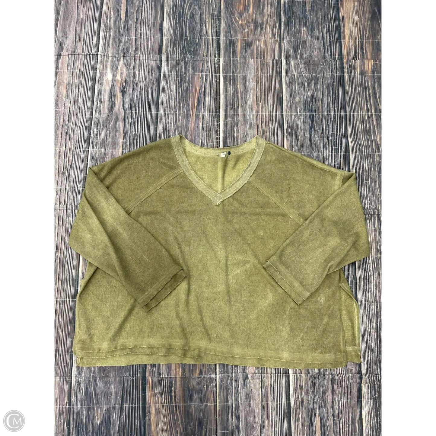 Sweater By Pol In Green, Size: L