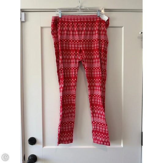 Pants Leggings By Style And Co Collection Women In Red, Size: Xl