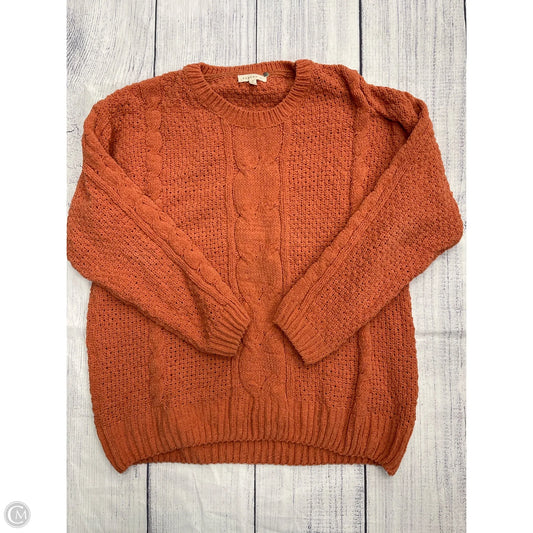 Sweater By Reborn J In Orange, Size: L