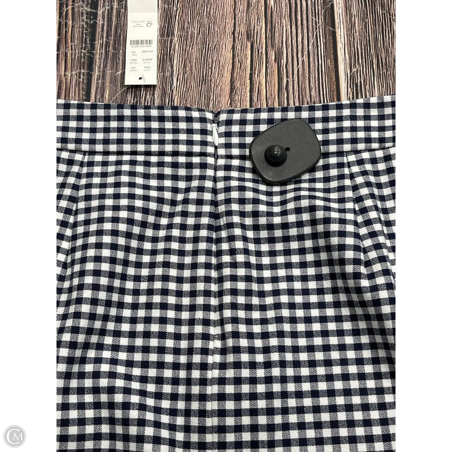Skirt Mini & Short By J. Crew In Blue & White, Size: 4