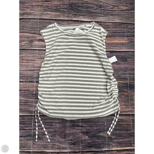 Tank Top By Staccato In Grey & White, Size: Xl