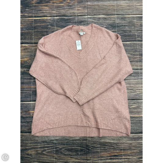 Sweater By American Eagle In Pink, Size: L