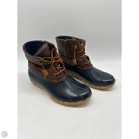 Boots Rain By Sperry In Blue, Size: 6