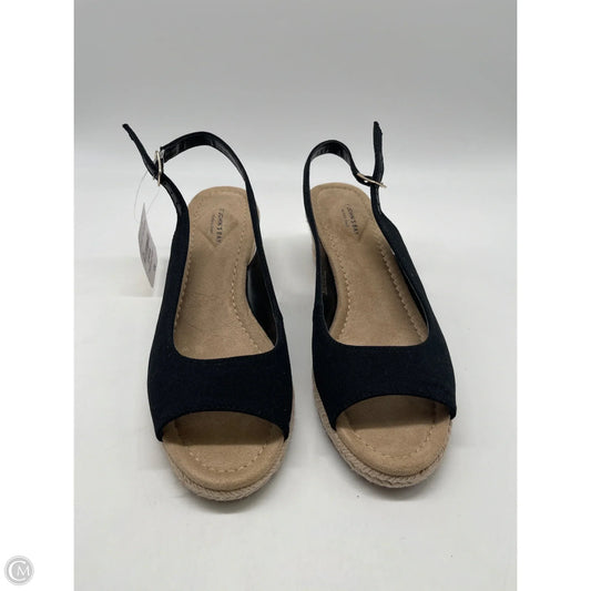 Sandals Heels Platform By St Johns Bay In Black, Size: 7.5