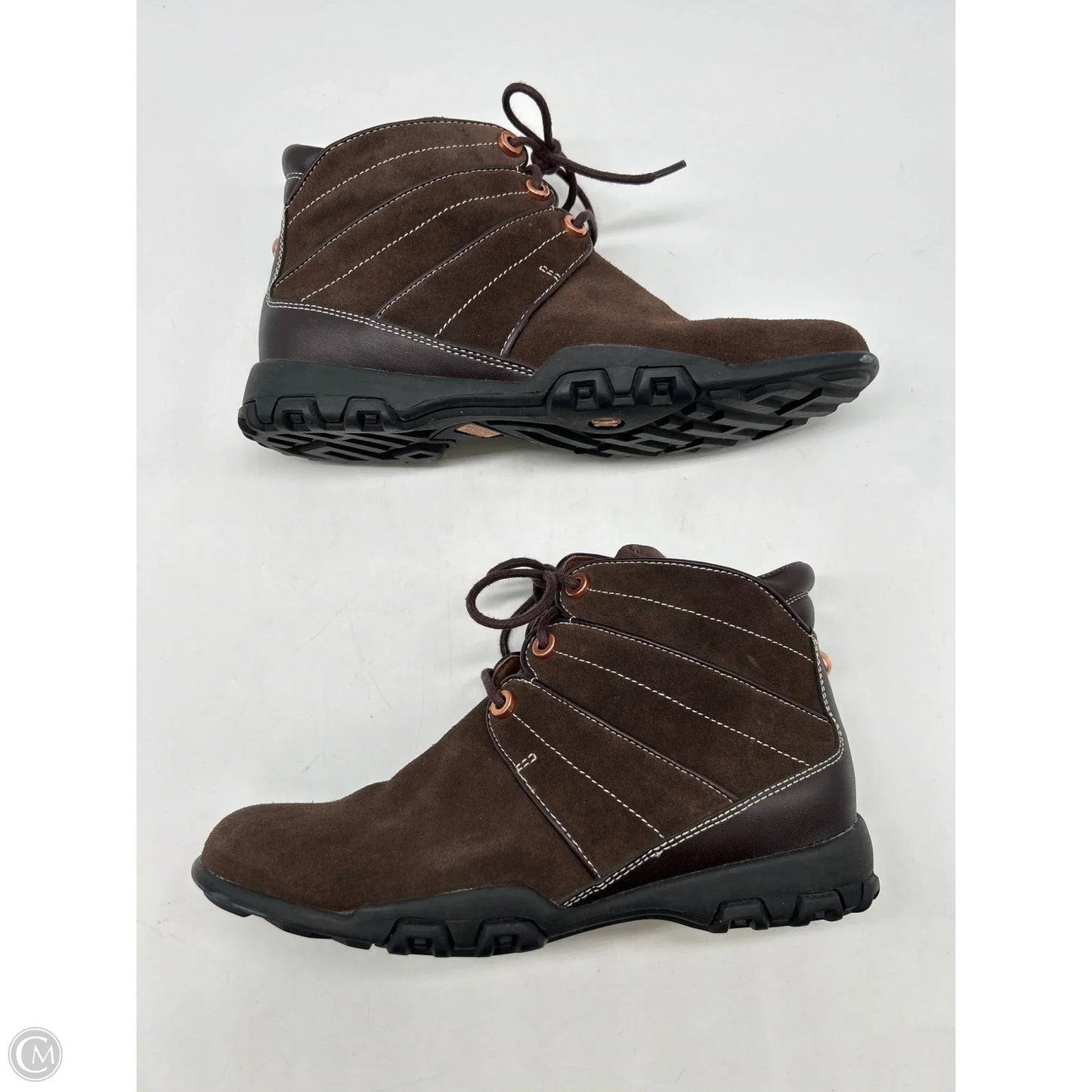 Boots Ankle Flats By Cole-haan In Brown, Size: 6.5