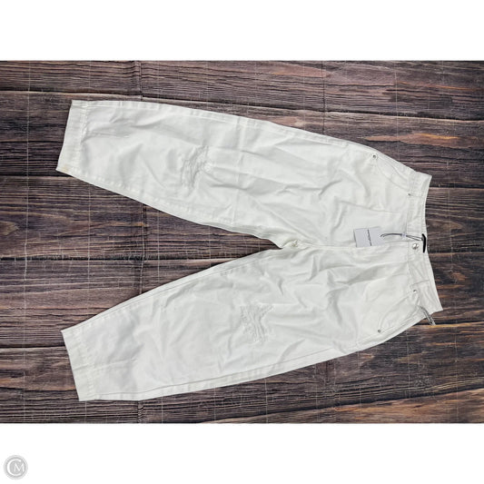 Jeans Wide Leg By Clothes Mentor In White, Size: M