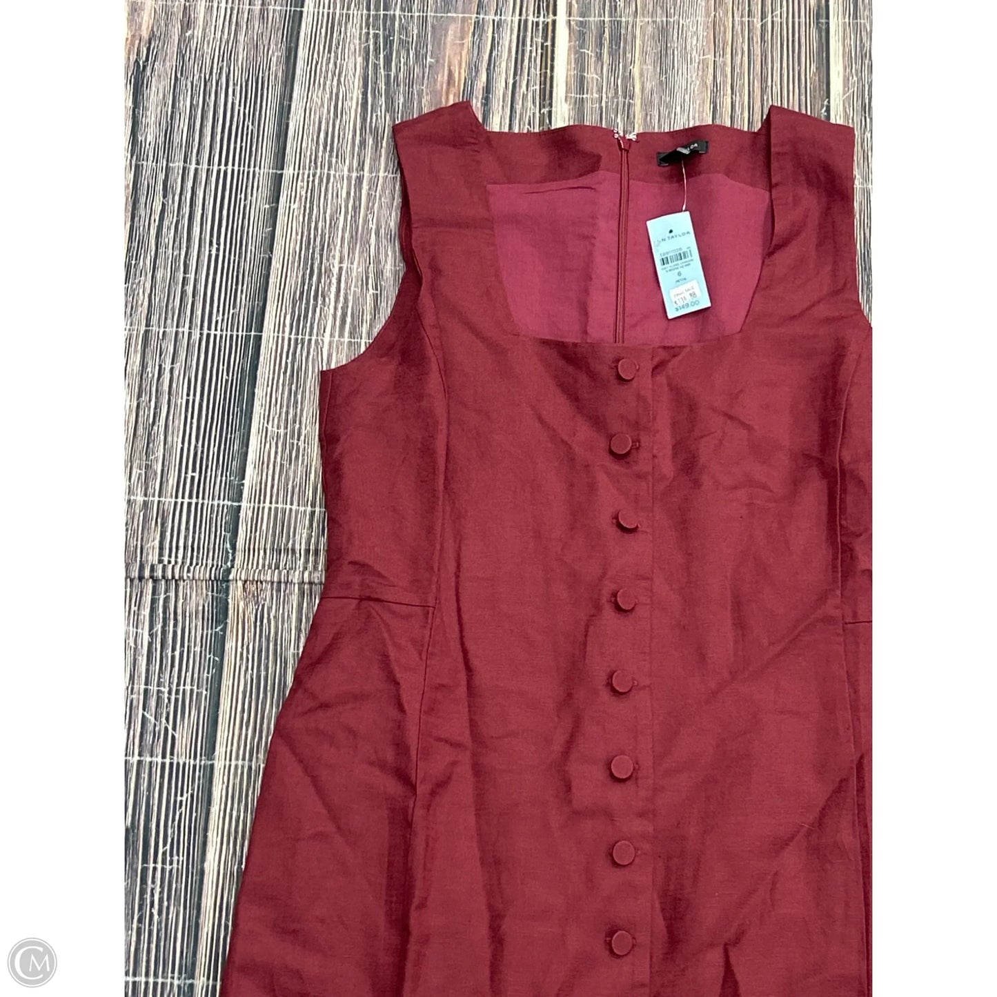 Dress Casual Short By Ann Taylor In Red, Size: 6p
