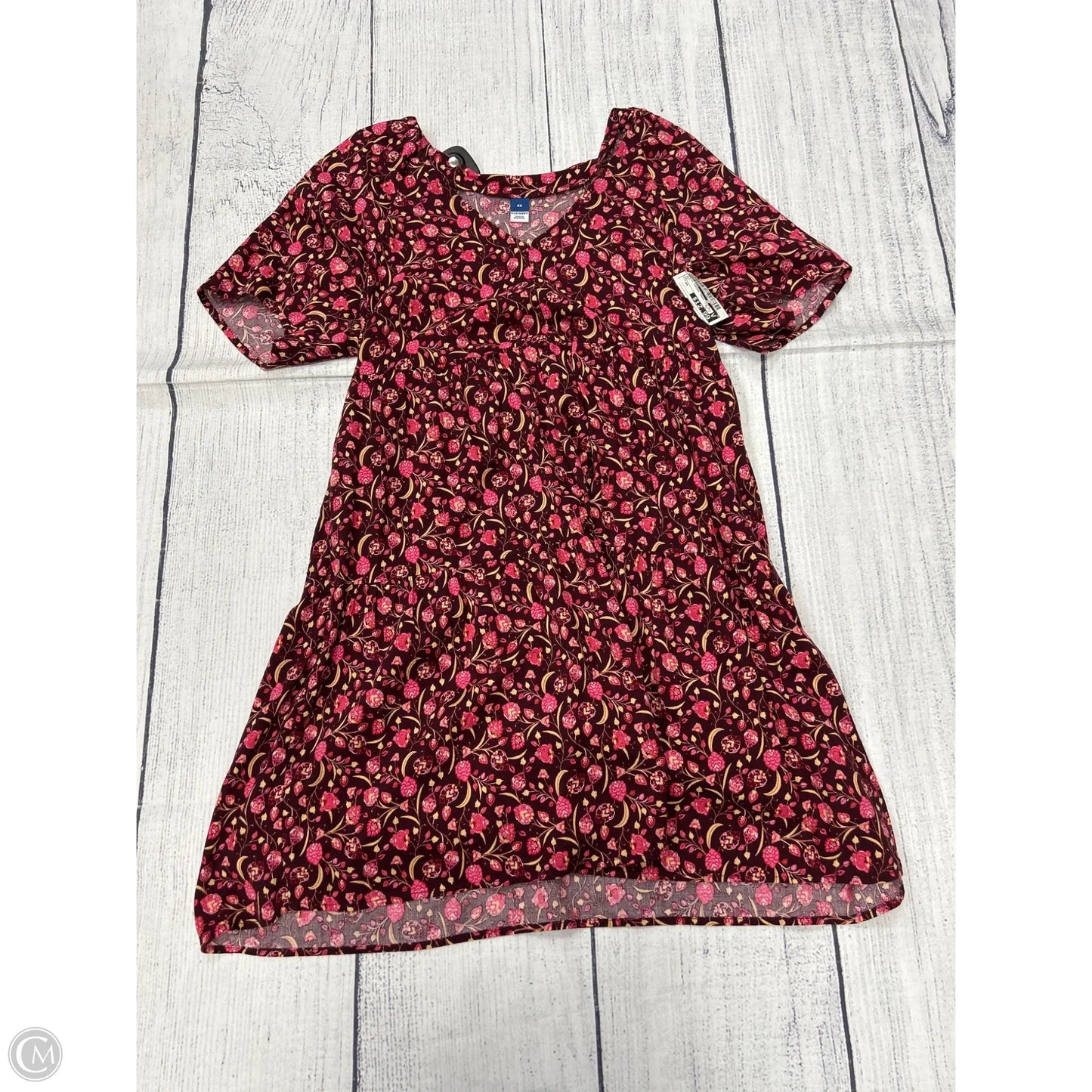 Dress Casual Maxi By Old Navy In Red, Size: Xs