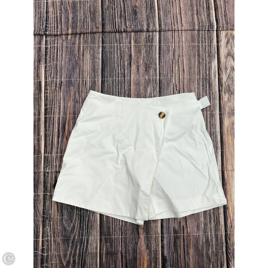 Skirt Mini & Short By Chicos In White, Size: 2