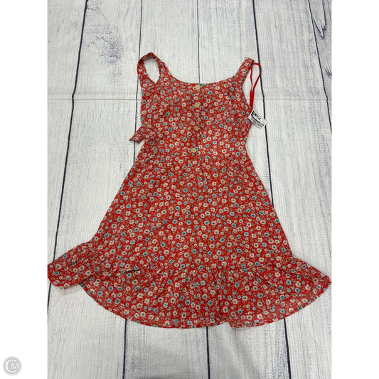 Dress Casual Short By Monteau In Red, Size: Xs