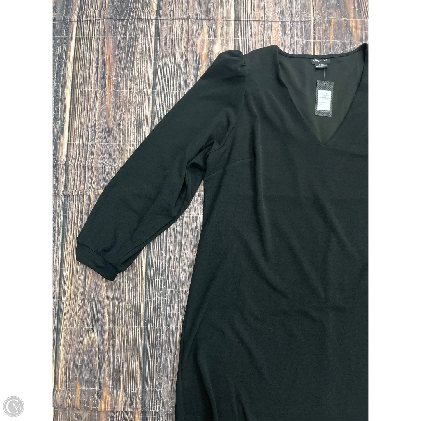 Dress Casual Short By City Chic In Black, Size: 22