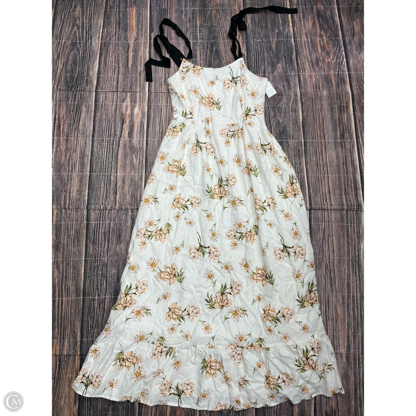 Dress Casual Maxi By Gb In White, Size: S