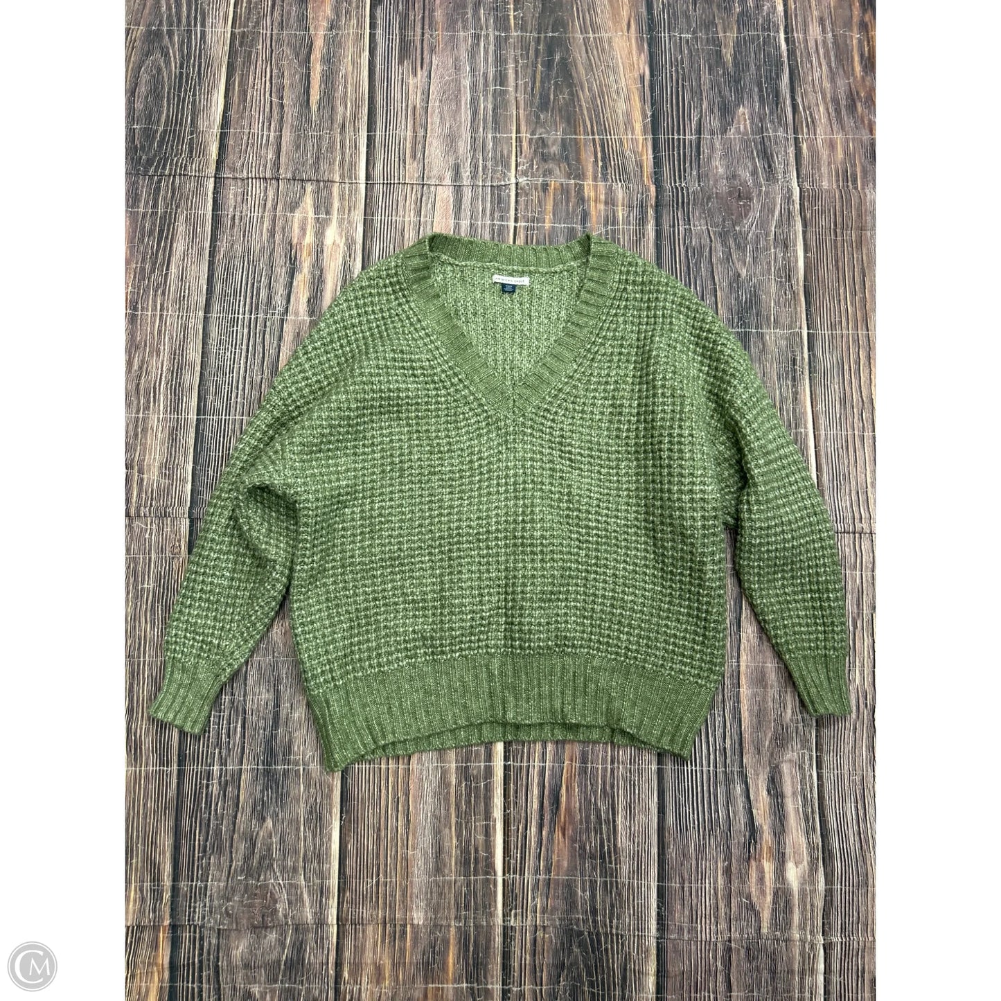 Sweater By American Eagle In Green, Size: M