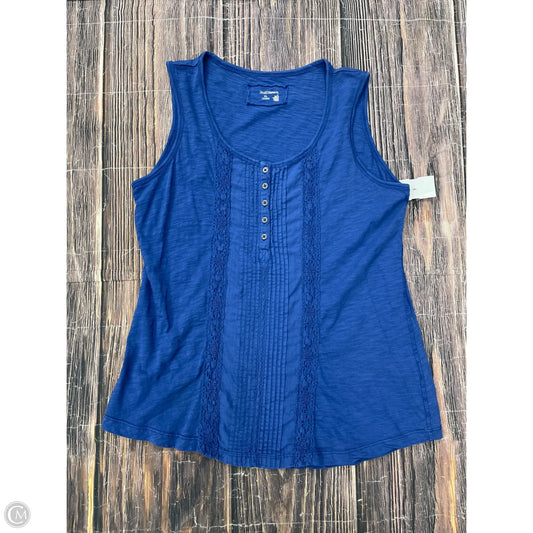 Tank Top By Ruff Hewn In Blue, Size: Lp