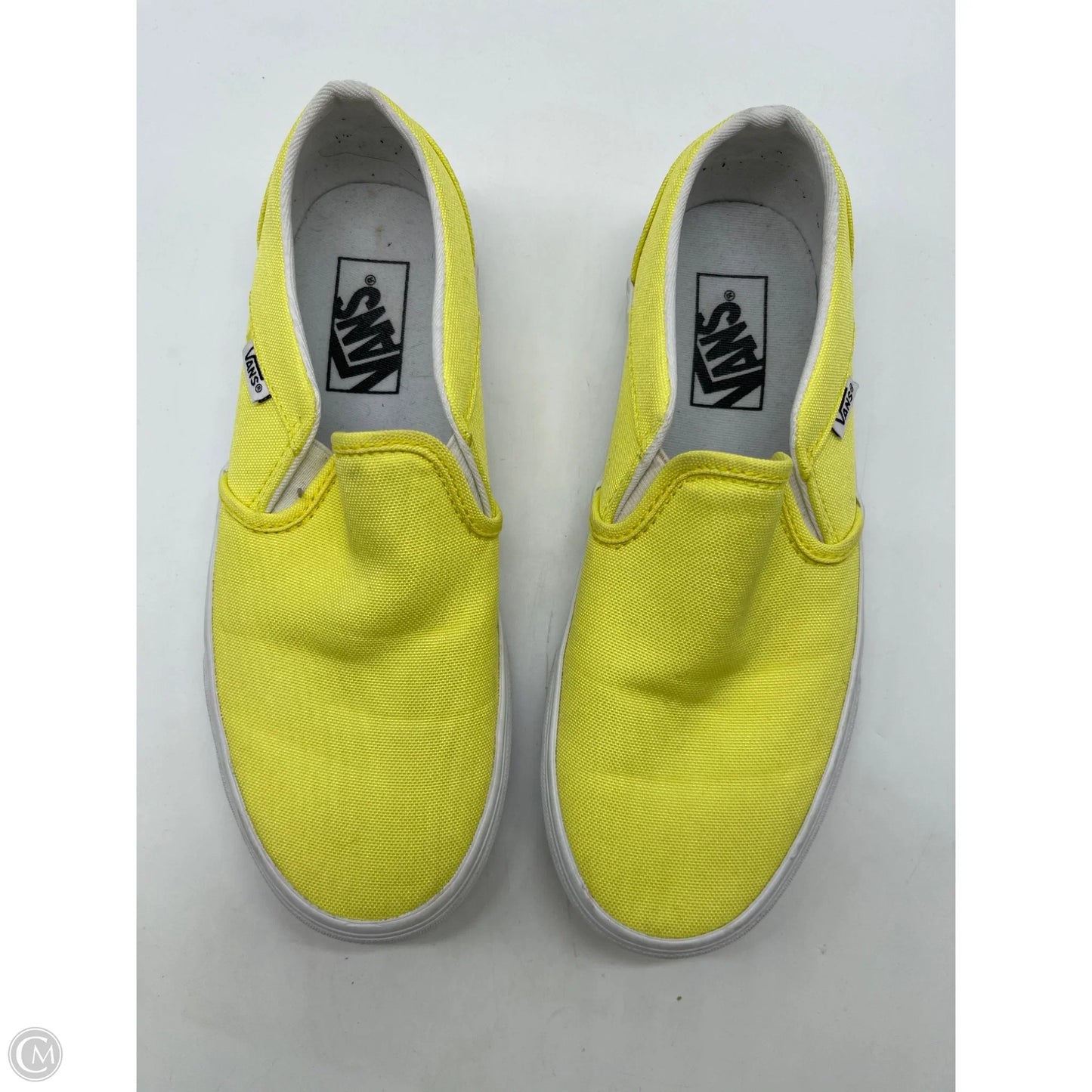 Shoes Flats By Vans In Yellow, Size: 7