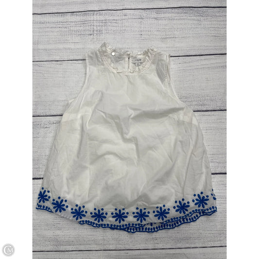 Tank Top By J. Crew In Blue & White, Size: Xs